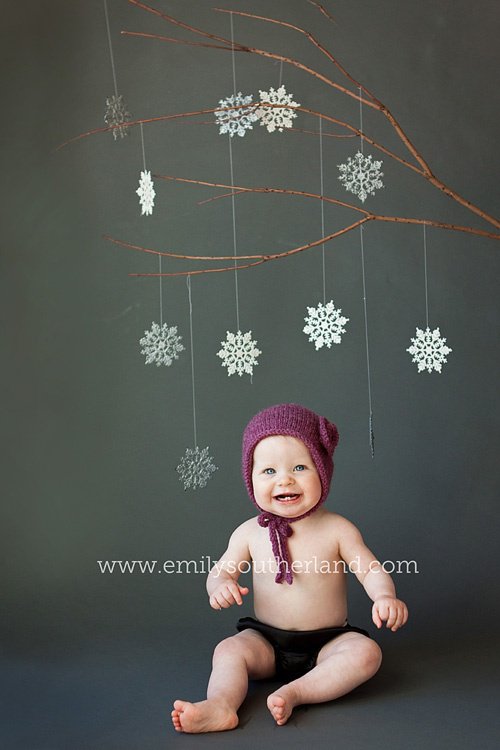 Baby Snowflakes Christmas photo