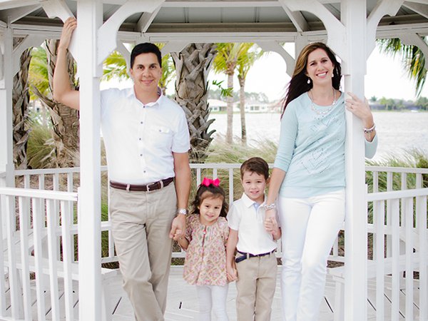 Austin Gomez and family