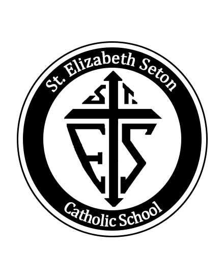 Logo black - St. Elizabeth Seton-With Circular Text.png