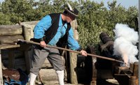 Artillery demonstrations at Fountain of Youth Archaeological Park, St. Augustine.