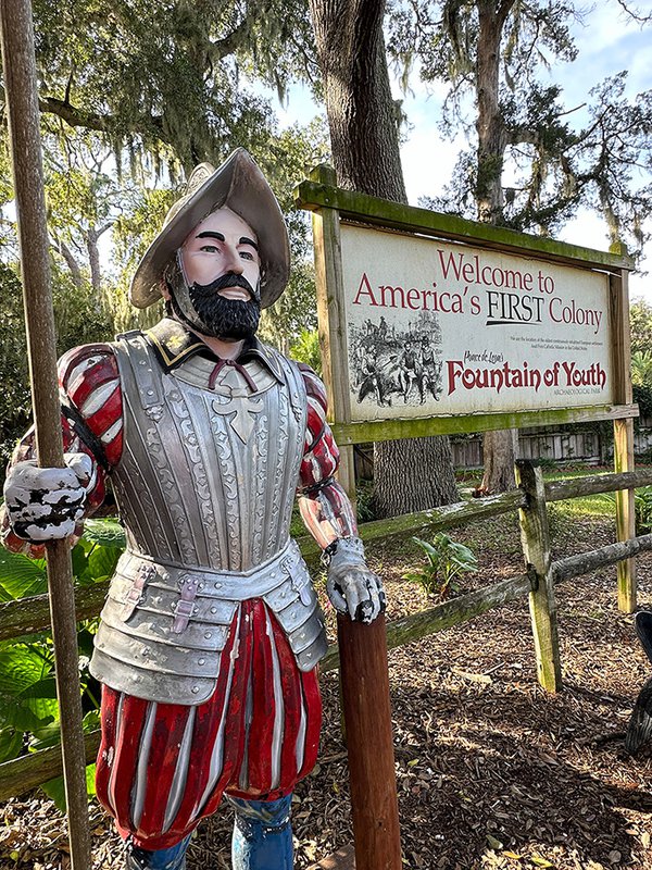 ponce de Leon outside of the fountain of youth archaeological park.jpg
