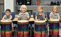 Students on the drums at Naples Christian Academy.jpg