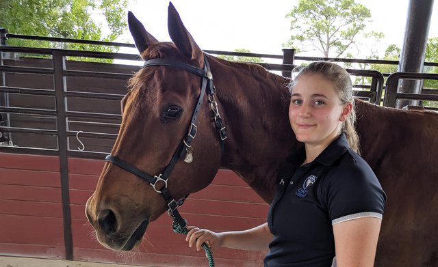 May 2024 web imagesLocal teen Lucie Norman with her horse.jpg