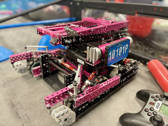The robot built by Team 10101P