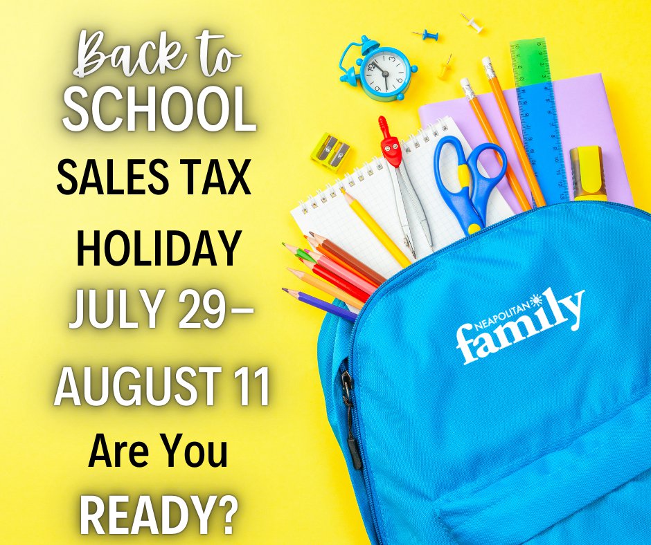 Sales Tax Holiday - 1