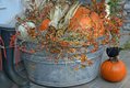 5. wash buckets with pumpkins