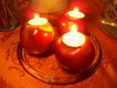 8. apple candle holders