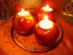 18. apple candle holders