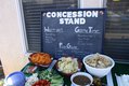 Concession stand sign for football party