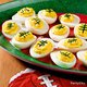 Football party Deviled Eggs