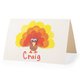 finger stamp place cards for Thanksgiving