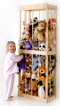 shelves for stuffed animals
