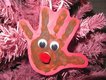 Reindeer Handprint ornament