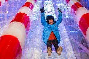Child having fun at Gaylord ICE