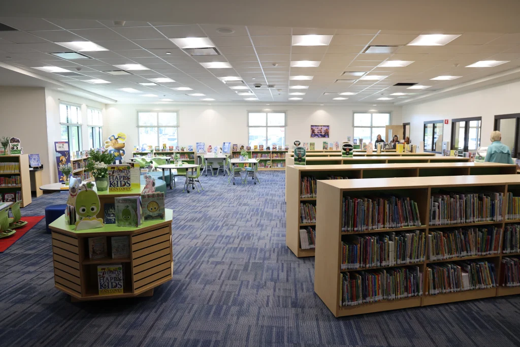 Bear Creek Elementary Media Center Ready to Welcome Students
