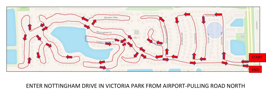 Victoria Park Christmas Drive